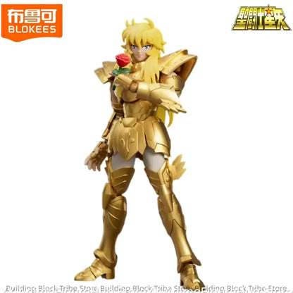 BLOKEES Saint Seiya Super Edition Building Block Man Andromeda Shun Aphrodite Shaka Movable Assembly Collectible Model Toy Gift