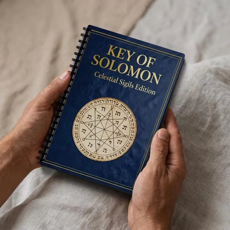 Solomon's Key of Solomon Seal Manual Complete Guide Books Magic Amulet Occult Witchcraft Spiritual Book for Meditation