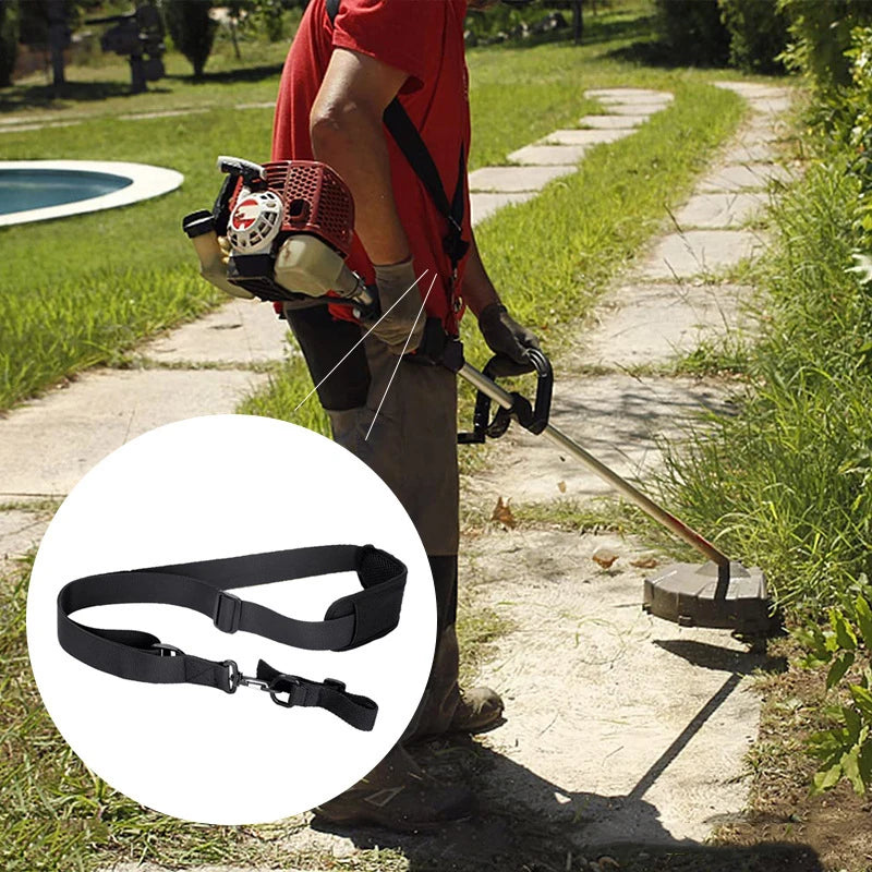 TINSOL Universal Nylon Padded Belt Shoulder Strap Harness for Brush Cutter Trimmer Lawn Mower Garden Tool Gas Cutter Accessories