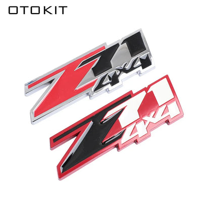 OTOKIT Metal Z71 4x4 Logo Emblem Badge Decal Car Sticker Front Hood for Chevrolet Suburban Xtreme GMC Silverado Chevy Colorado