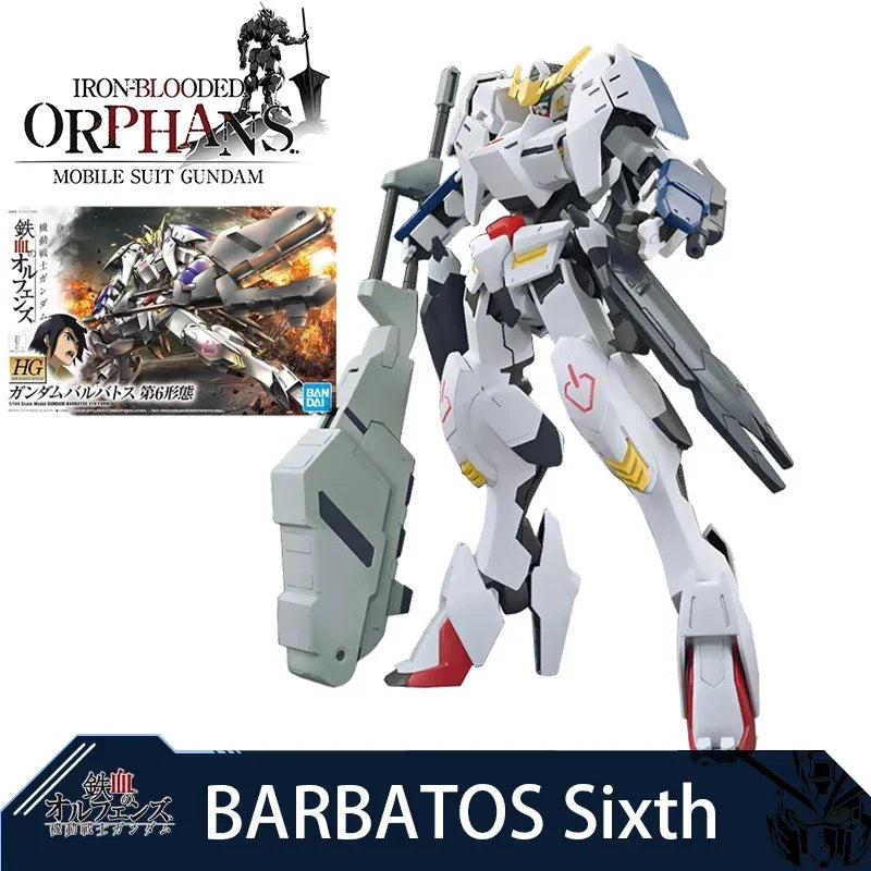 Bandai Gundam HG 1/144 IBO Barbatos Plastic Model Kit Anime Mecha Assembly Action Figure Toy Collectible Display Hobby Series
