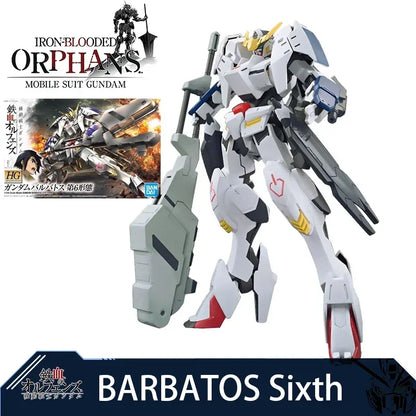 Bandai Gundam HG 1/144 IBO Barbatos Plastic Model Kit Anime Mecha Assembly Action Figure Toy Collectible Display Hobby Series
