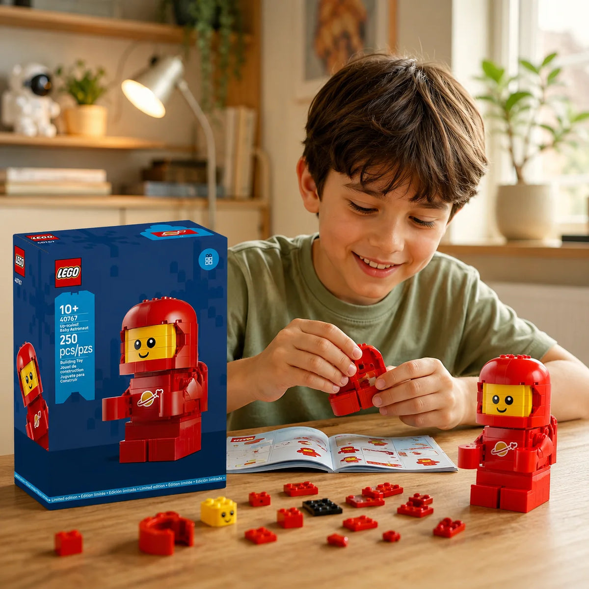 LEGO® Up-Scaled Baby Astronaut (40767) LEGO Minifigures Building Blocks Set Lets Boys and Girls 250 Pieces