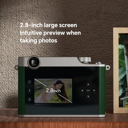 HPRT Z3 Hybrid Instant Camera Bluetooth Photo Printer 2.8" LCD Dye-Sublimation Retro Aesthetic Journaling Gift for Girls