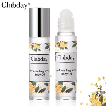 6.7ml Fragrance Oil Roll-On Have Shimmer Long Lasting Scent Sandalwood Jasmine Tulips Daisy Rose Osmanthus Flowers for Women