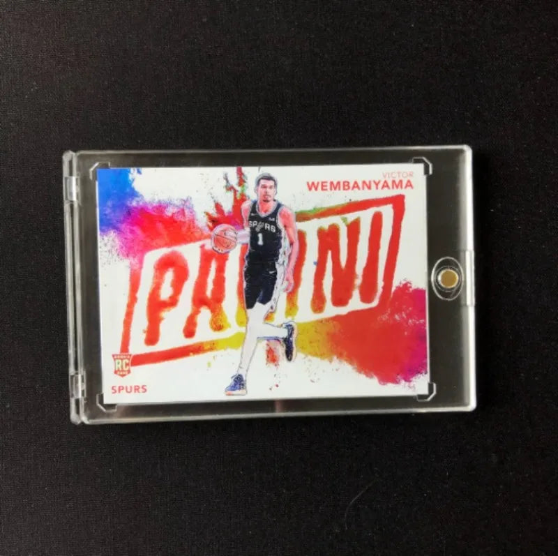DIY Handmade Victor Wembanyama NBA Cards Kaboom NOIR Classic Design Replica Collectible Cards for Wemby Fans Collectible Gift