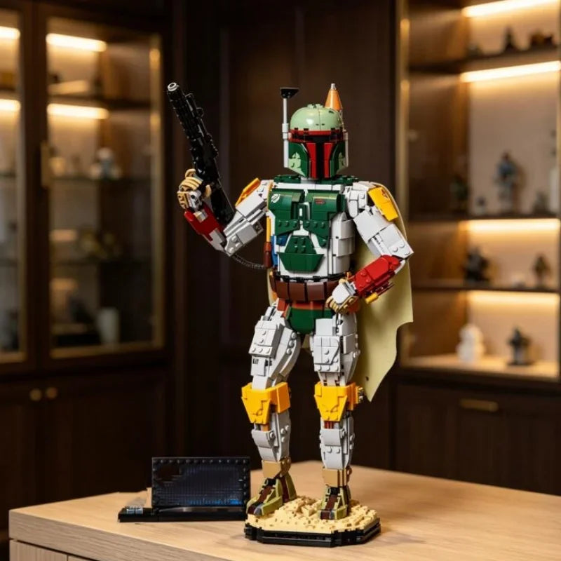 2026 New 1544PCS Classic Movie Boba Building Blocks Fett Character Blocks Bricks Construction Toys for Friends Birthday Gifts
