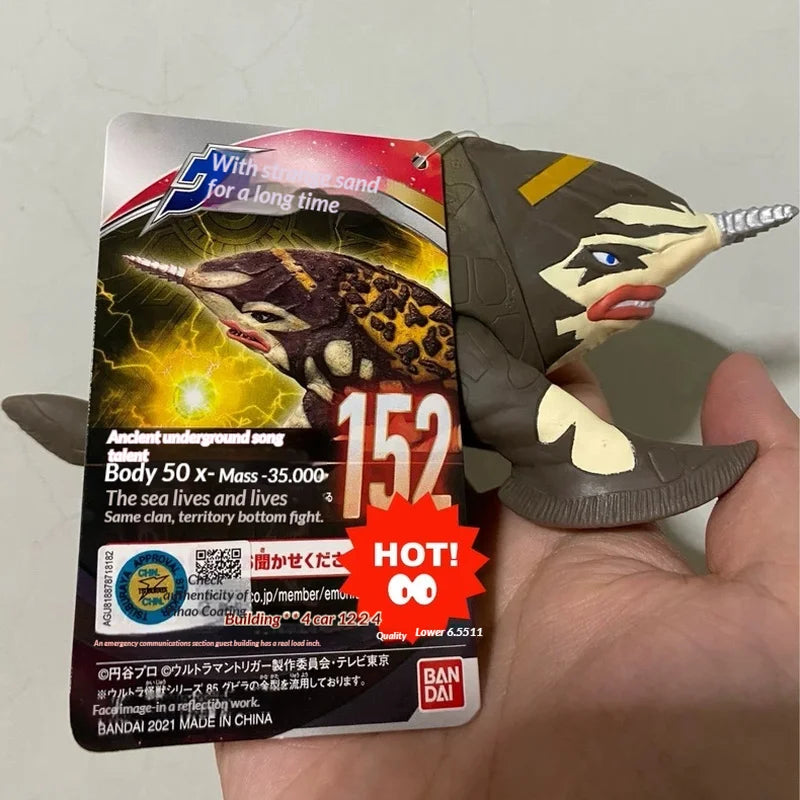 Bandai Ultraman Ultra Monsters Soft Vinyl Figure Tokusatsu Character Assorted Model Collection Desktop Ornament Hobby Present
