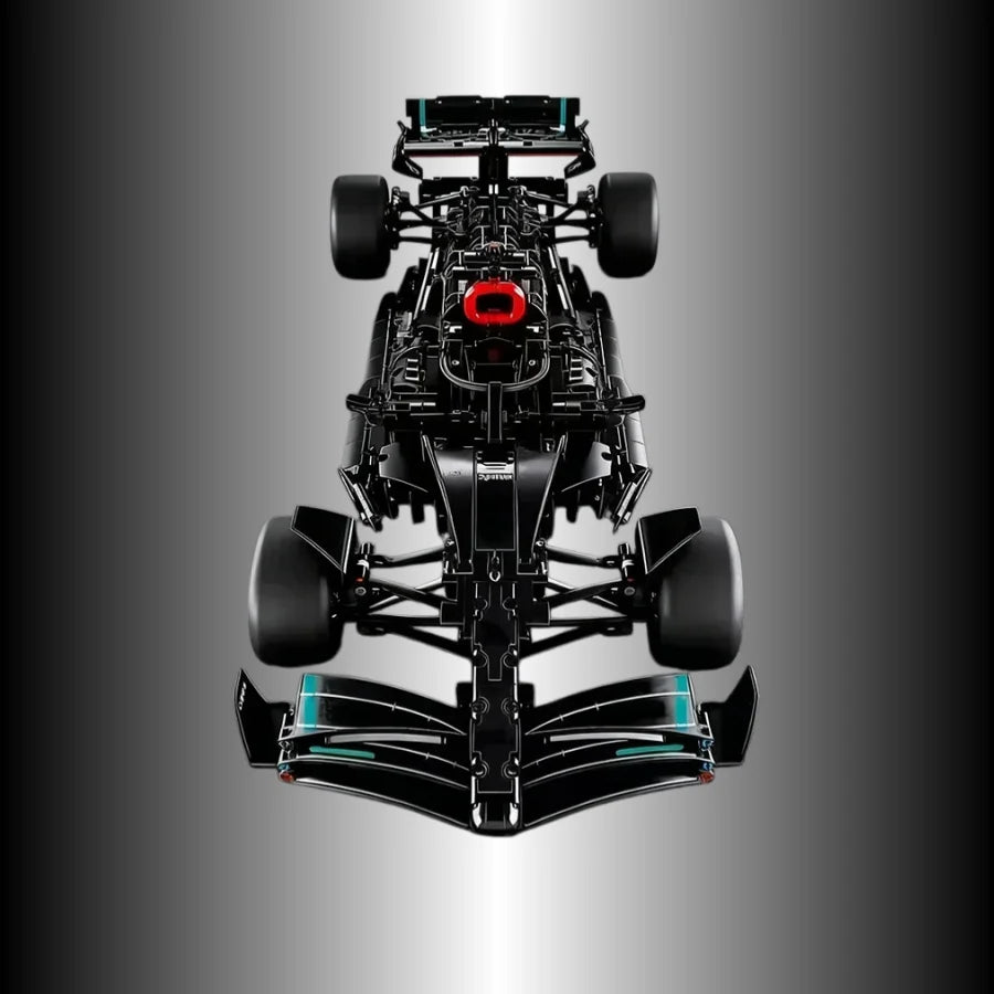 New technology formula performance speed black racing car building blocks bricks compatible MOC vehicle model car DIY toy gift