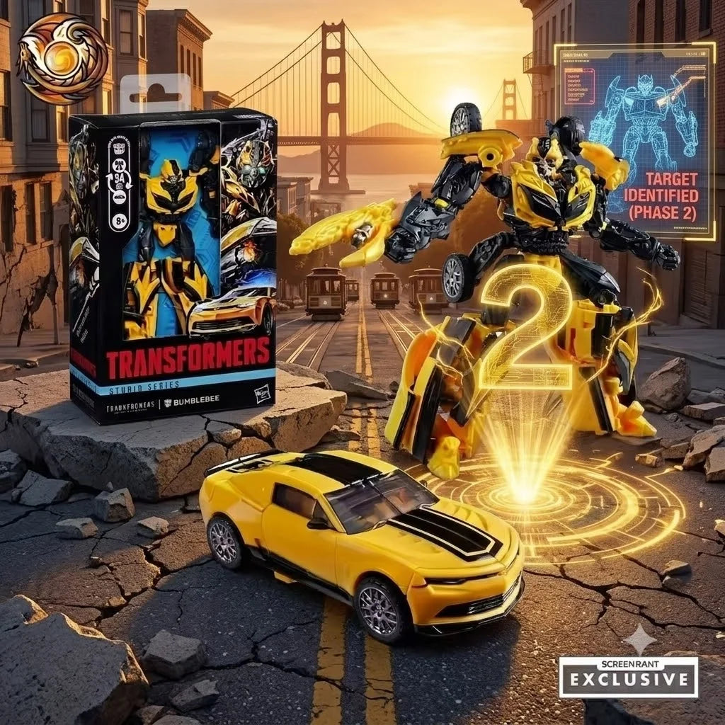 【In Stock】 Hasbro Transformation Studio Series Deluxe Class AOE High Octane Yellow Bee Action Figure Toy Birthday Gift