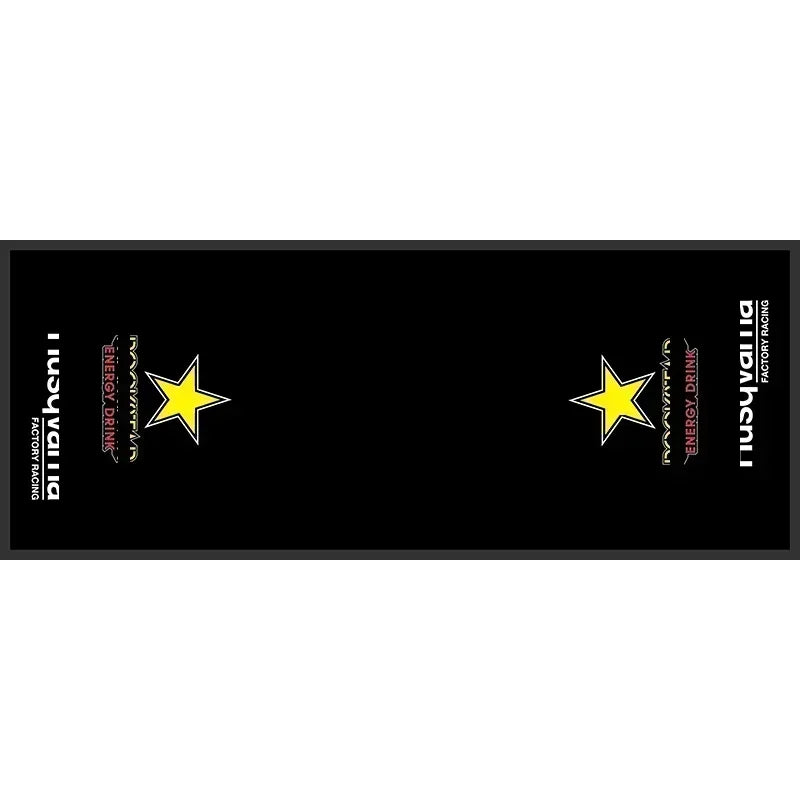 Crystal Velvet Motorcycle Display Carpet Racing Electric Vehicle Mat Garage Anti-slip Floor Decoration Customized Parking Rug