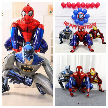 Hot Anime Figure Balloons Spiders Birthday Party Decoration Large Foil Ballons Halloween Cosplay Accessoreis Home Decor