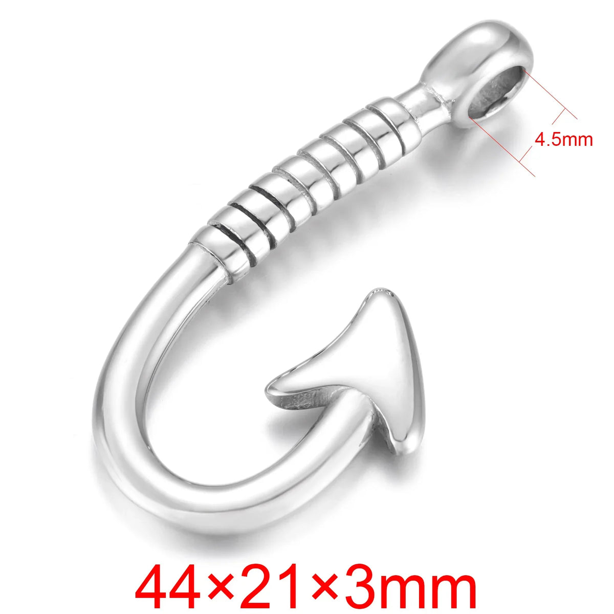 Stainless Steel Hooks Pendant Bracelet Clasp Fishhook Jewelry Making Findings Charms DIY Supplies Accessories Wholesale