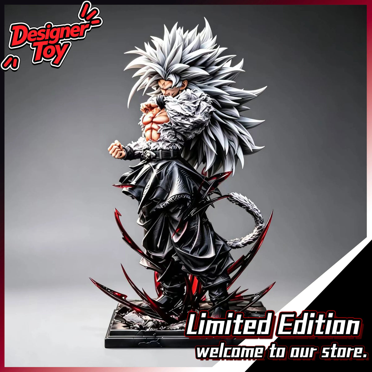 Storm Super 5 Goku Anime Dragon ball Game Peripheral Figure, Desktop Ornament, Bestselling Toy Gift