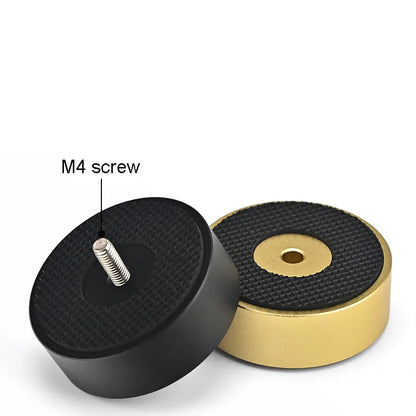4pcs HiFi Audio Speaker Amplifier CD Player Aluminum Alloy Shock Absorber Foot Pad Damping Feet Chassis Stand Isolation Spike
