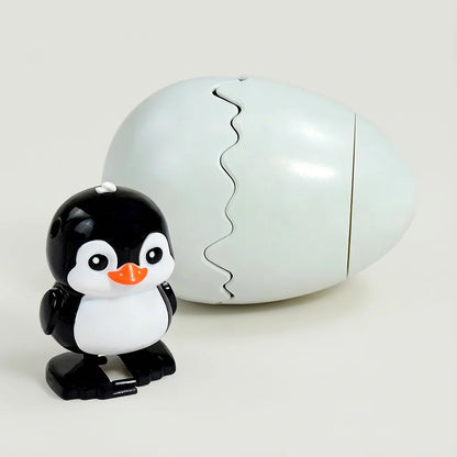 Cute little animal bouncing egg toy, funny wind-up jumping chick toy, wind-up control, cute design, suitable for children, stres