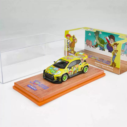 New Tarmac Works TW 1:64 LB-Kaido Works R32 Skvline Toy Story 5 Buzz Lightyear Pandem Toyota GR Yaris Model Car Collection Toys