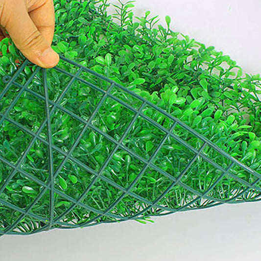 Artificial Ivy Hedge Leaf Fence Panels 25*25/60*40/50*50cm Fake Plant Grass Wall Backdrop Decoration Home Garden Balcony Decor