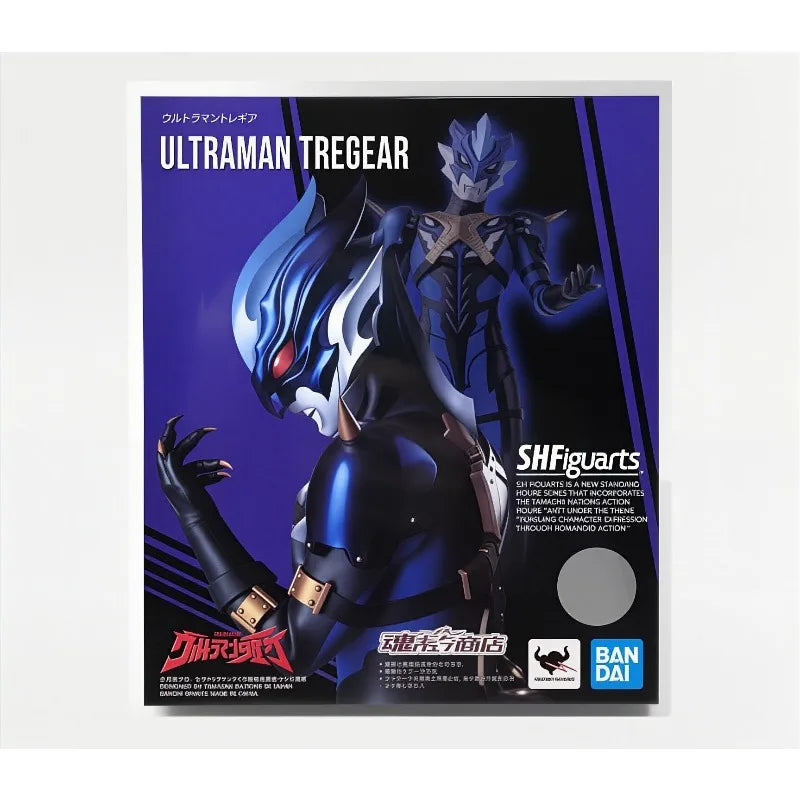 In Stock Bandai SHFiguarts Ultraman Tregear Action Figures Model Toys Gifts Exquisite Figures Desktop Ornaments Anime Characters