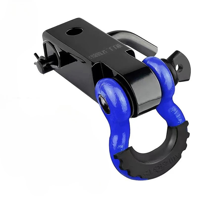 3/4 Carbon Steel Trailer Arm Broken19T Solid Square Mouth Trailer Hook Buckle 4.75T Off-road Trailer Modification Part
