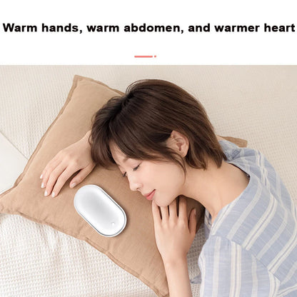 Warm Hand Treasure Ultra-TDouble Sided Hand warmer with Fast Heating and Three Levels of Temperature. Compact Pocket Hand warmer
