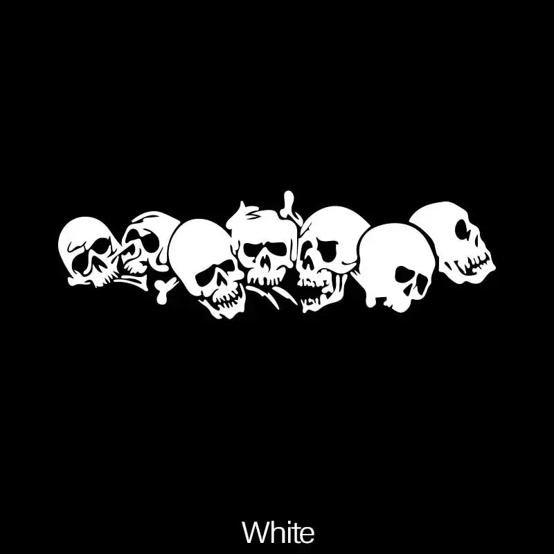 Skull Skeleton Car Sticker Fashion Waterproof Vinyl Decal Car Styling Decoration Accessories