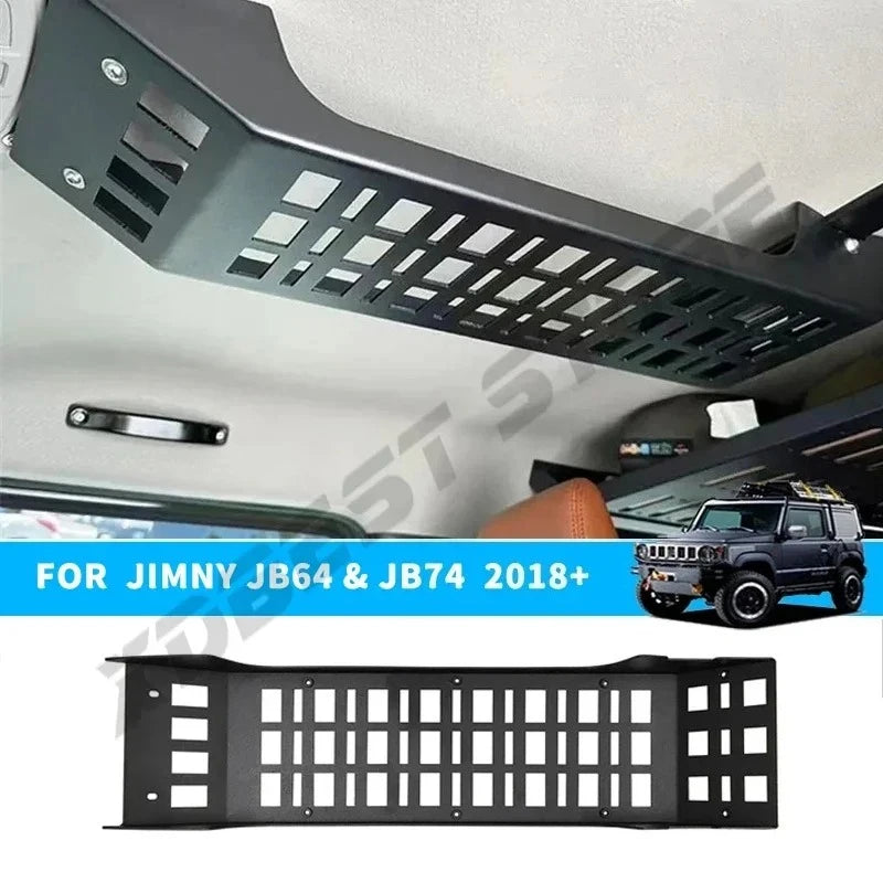Car Roof Inner Storage Luggage Basket for Suzuki Jimny 3Door Or 5 Door JB74 JB64 Driver Side Interior Storage Tray Accessories
