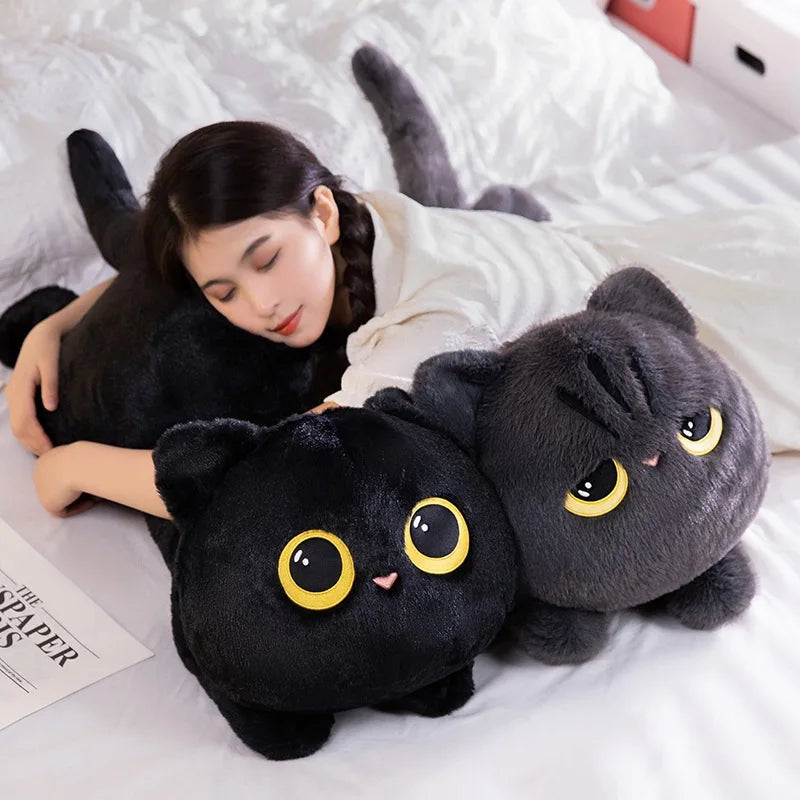 Adorable New Plush Cat Toy - Super Cute Kitty Pillow, Bed Hugger, Sleeping Blanket Doll, Birthday Gift for Kids