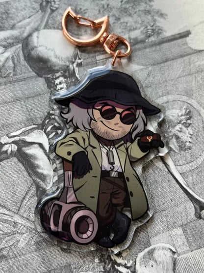 Resident Evil Village Acrylic Keychain Heisenberg, Ethan, Moreau, Donna & Angie, Lady Dimitresc, Horror Game Fans Gift