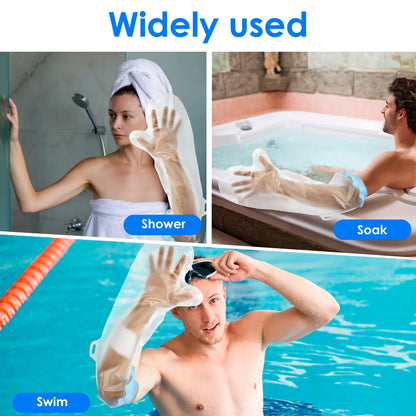 Arm Shower Cover Waterproof Cast Cover Adult Sealed Cast Bandage Protector Wound Fracture Leg Foot Arm Hand Bath Protective