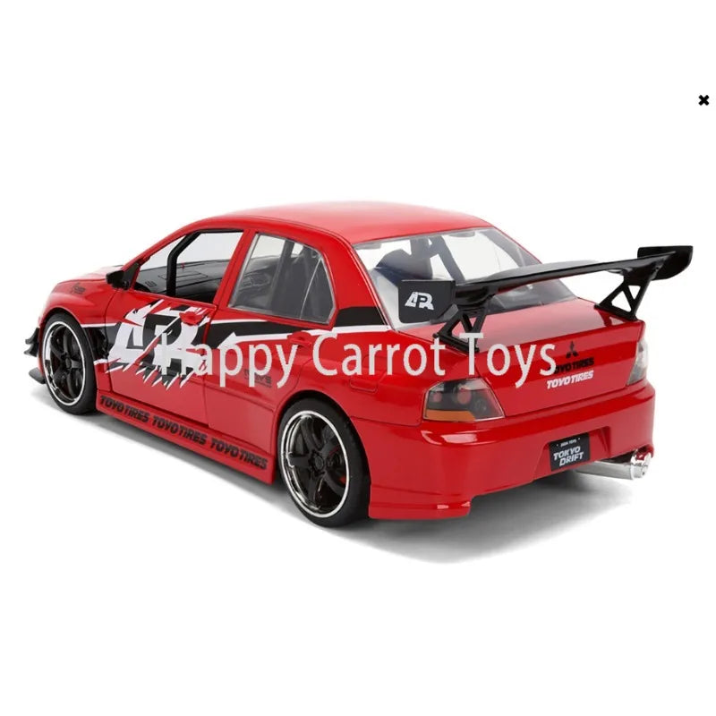 Original Jada 1:24 Fast & Furious 25th Anniversary Edition Diecast Car Model Exquisite Interior Details Metal Vehicle Gifts Toys