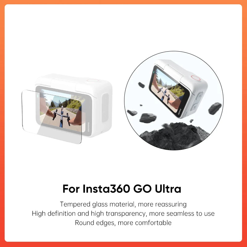 Insta360 Official Accessories - Go Ultra Camera Combo Kit, Screen Protector, etc.,Compatible with Go ultra Original Accessories.