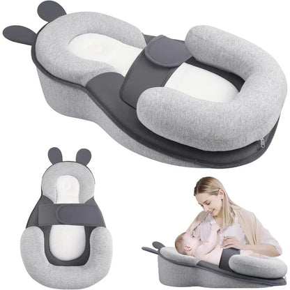 For Breastfeeding Baby, Multifunctional Baby Feeding Pillow with Adjustable Safety Strap, Feeding Support for Newborn