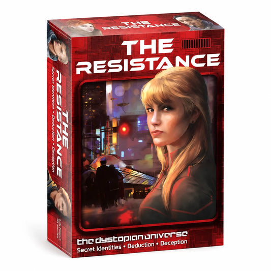 The Resistance Dystopian Social Deduction Card Game Secret Identity Strategy Party Teens Adults English Version