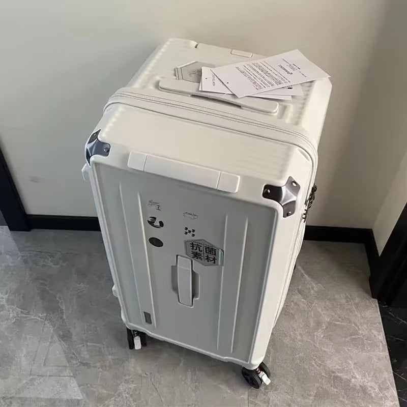 COLENARA Extra Large Capacity Luggage 20 Inch Boarding Case 22"24"26"28"30"32"34"36"40" ABS+PC Trolley Case Rolling Suitcase