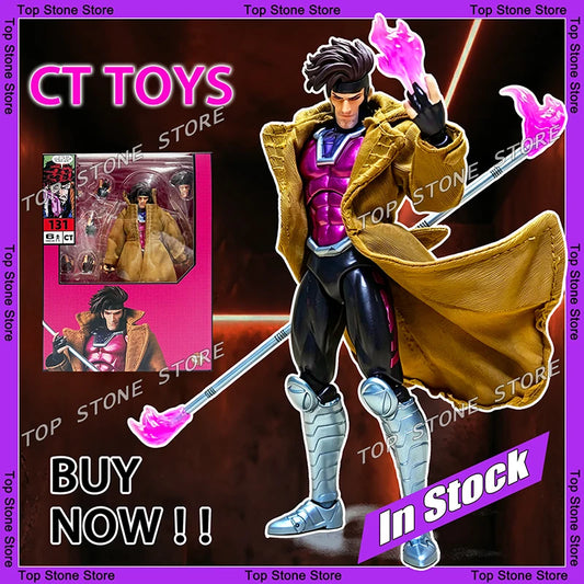 Original Ct Toys Gambit Action Figure Mafex 131 X-Men Wolverine Maf Anime Figurine Model Toy Collectible Doll Ornaments Gifts