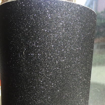 50CM*300CM Black Glitter Diamond Vinyl Films Wrap For Car Body Car Sticker Auto Furniture Decoration Motorcycle Decal