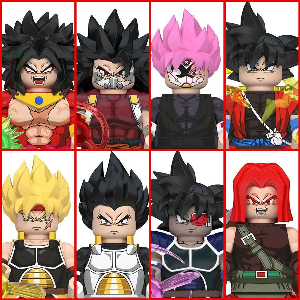 Dragon Ball Building Blocks Wukong Vegeta Felisaz Buu Collection Action Dolls Children Assemble Building Blocks Toys and Gifts