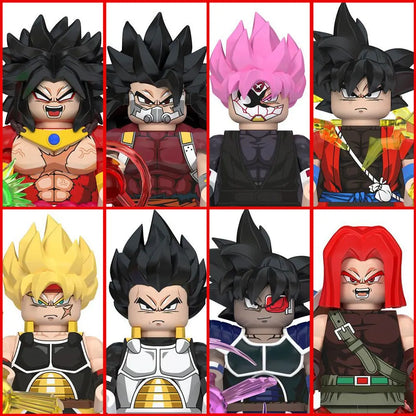 Dragon Ball Building Blocks Wukong Vegeta Felisaz Buu Collection Action Dolls Children Assemble Building Blocks Toys and Gifts