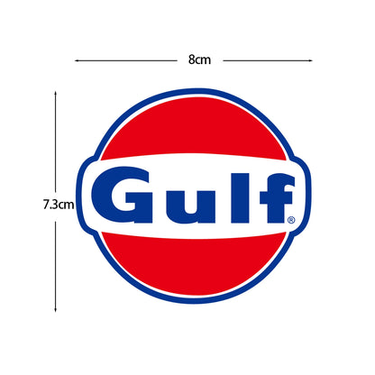 Car Sticker Gulf Vintage Style Truck Vinyl Decal Gasolin Petroleum Racing Gas Waterproof Decals PVC for Tesla 9-11 917 917LH 918
