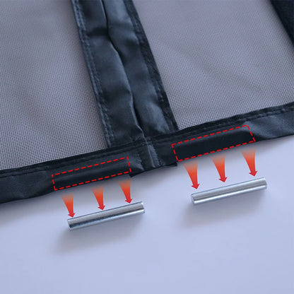 Magnetic Door Screen Custom Size Mosquito Net Curtain Fly Insect Automatic Closing Invisible Mesh For Kitchen indoor living room