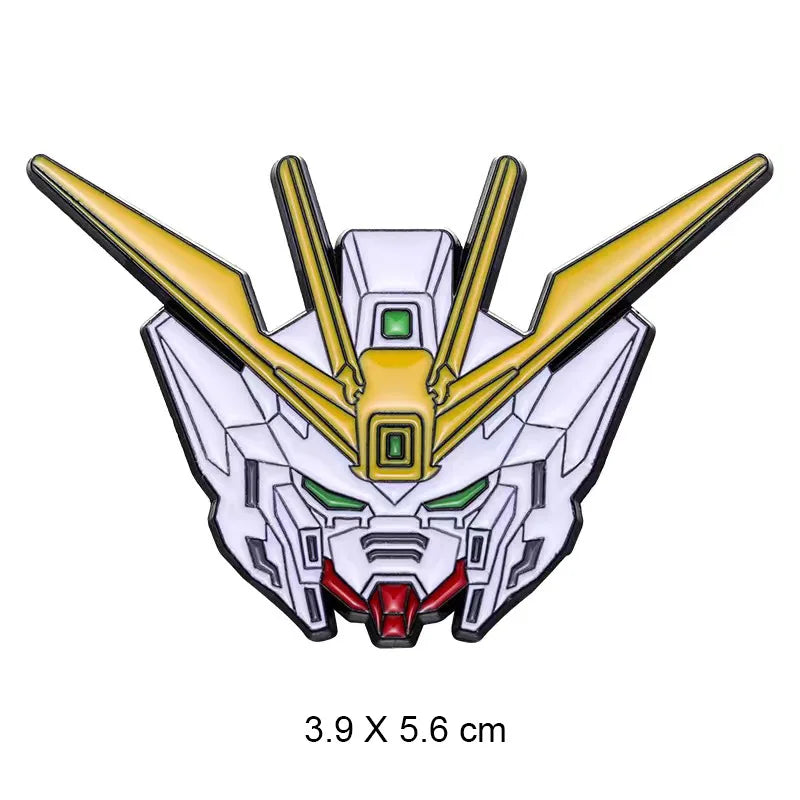 NEW Mobile Suit Gundam Unicorn Enamel Pins Gundam RX-78 Metal Brooch Badge Fashion Jewellery Backpack Accessory Gifts