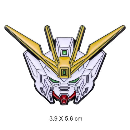 NEW Mobile Suit Gundam Unicorn Enamel Pins Gundam RX-78 Metal Brooch Badge Fashion Jewellery Backpack Accessory Gifts