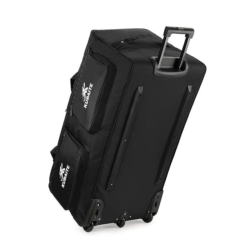 KLQDZMS 36"40 Inch  Rolling Suitcase Oversized Capacity Trolley Bag Combination Box Cart Style Travel Bag Oxford Cloth Luggage
