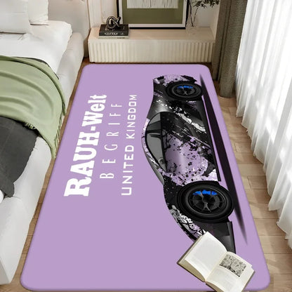 Tokyo JDM RWM Sports Car Carpet for Home Decor Floor Mat Living Room Rugs Bedroom Hallway Non-Slip Carpet Kitchen Rug Doormats