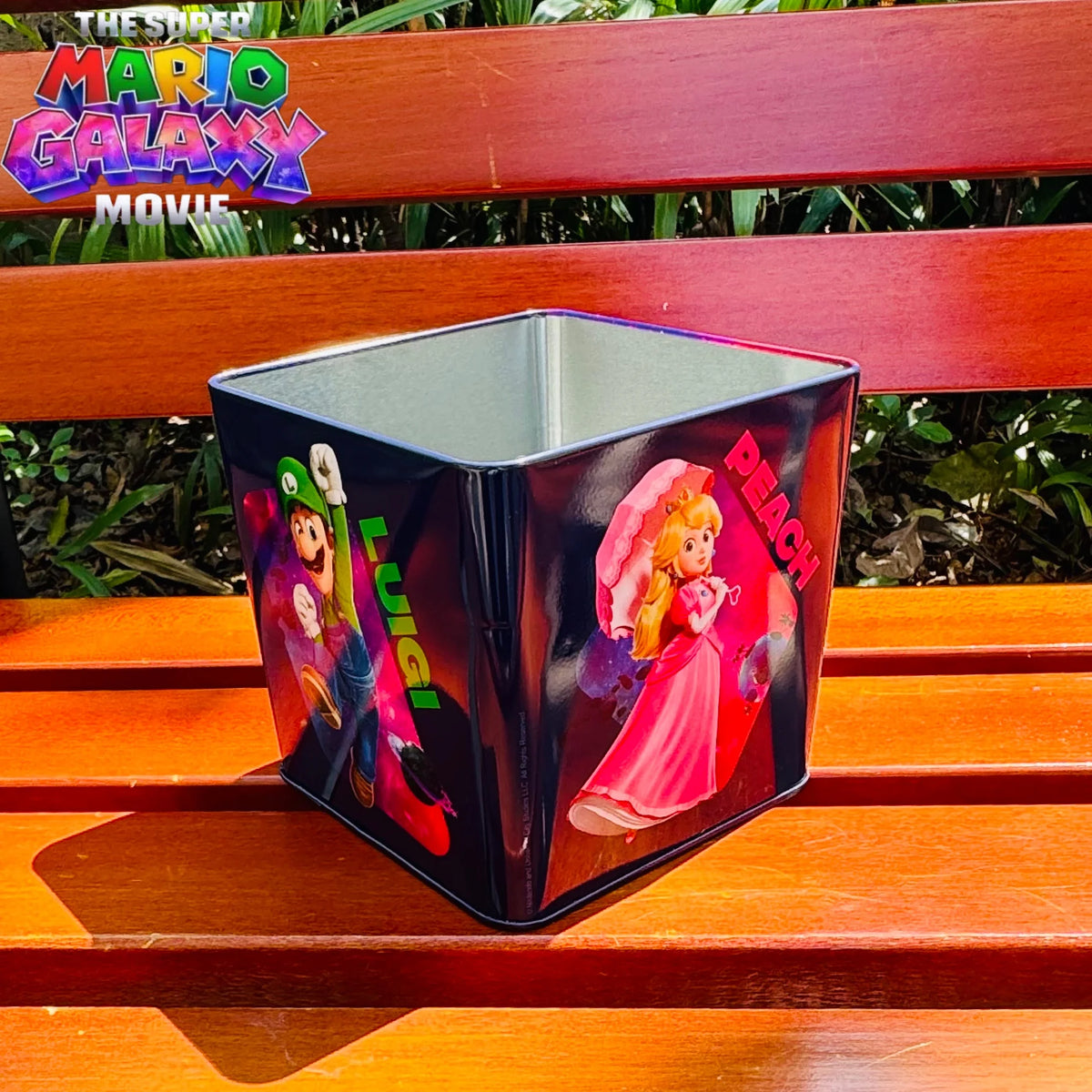 Super Mario Galaxy Movie Mushroom Cup Question Mark Popcorn Bucket Exclusive Cinema Collectible Gifts