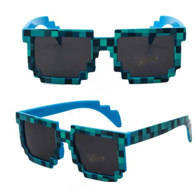 Hot 20 Styles Fashion Sunglasses Kids Cos Play Action Game Toy Cosplay Square Glasses with EVA Case Toys for Children Gift