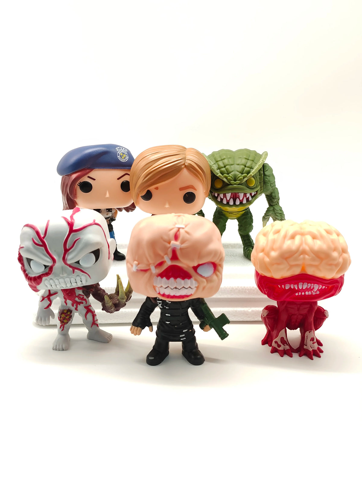 Resident Evil POP Style Figures Zombie Monster Character PVC Doll Desktop Decor Collectible Model Toy Gift for Gaming Fans