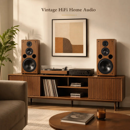 10 Inch Bookshelf Speaker 200W Monitor Speakers 6Ohm Bass Silk Film Tweeter F109 Speaker Fever Passive Sound Box 1Pc For Home
