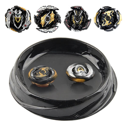 Black Limited Color Gyro 4PCS Spinning Top Toys Set